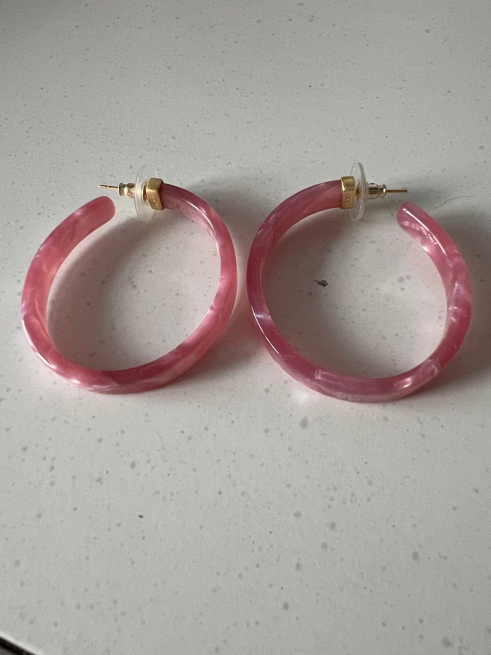 Kendra Scott - Kash Hoop Earrings in Deep Blush Acetate